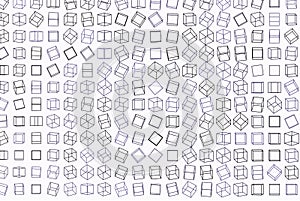 Abstract background with shape of square, rectangle pattern. Digital, mosaic, backdrop & color.