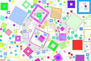 Abstract background with shape of square, rectangle pattern. Texture, style, backdrop & overlap.