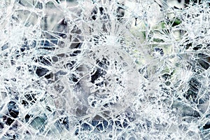 Abstract background of shattered glass