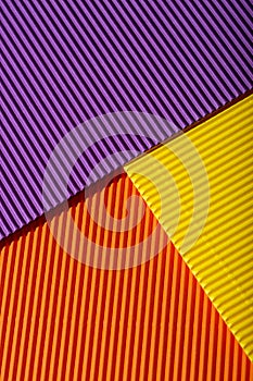 Abstract background of sheets of colored paper