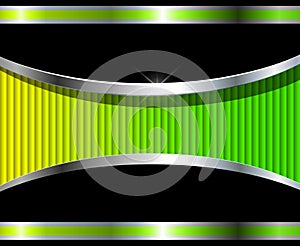 Abstract background silver green