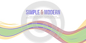 Abstract background simple design website header