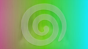 Abstract Background of Smooth Gradient Ripples with Vibrant Pink Green Blue