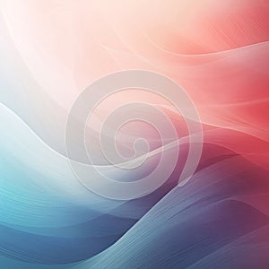 abstract background with smooth lines in blue, red and white colors