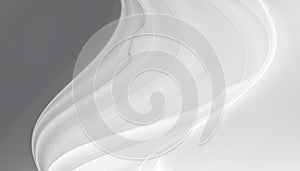 abstract background with smooth lines in gray and white colors for design