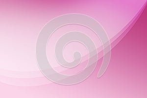 Abstract background with smooth lines in pink and white colors.