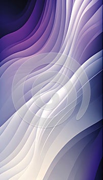 abstract background with smooth lines in purple and white colors, vector illustration