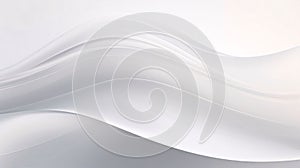 abstract background with smooth lines in white and gray colors, computer generated images