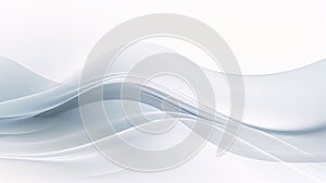 abstract background with smooth lines in white and grey colors, computer generated images