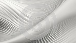 Abstract background with smooth wavy lines. 3d render illustration. Generative AI