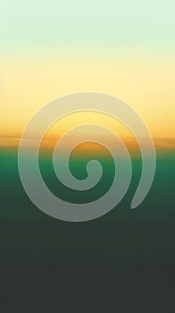 Abstract background with soft gradient from gold to emerald. Creating a calming visual effect. Copy space. Vertical