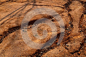 Abstract background of soil erosion