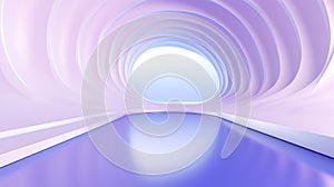 Abstract background with speed motion blur in the tunnel.