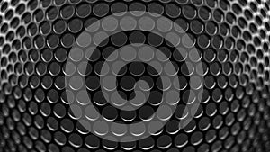 Abstract background, sphere, form. 3d illustration, 3d rendering