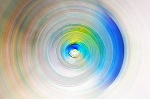 Abstract Background Of Spin Circle Radial Motion Blur