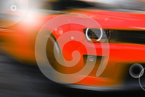 Abstract background of sport car