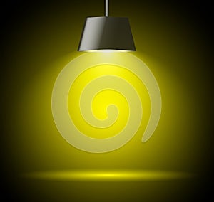 Abstract background with spot light