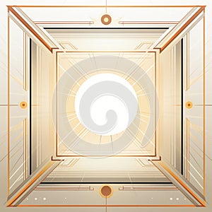 an abstract background with a square shape in the center