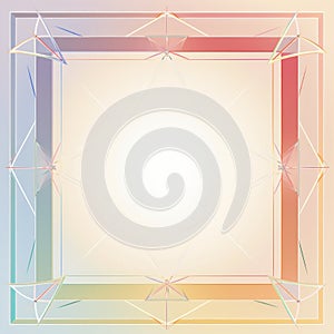 an abstract background with a square shape in the center