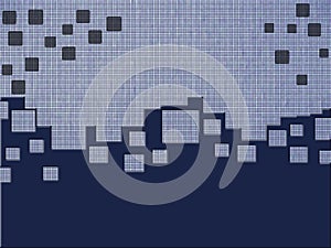 Blue squared background