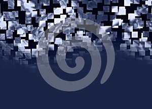 Blue squared background