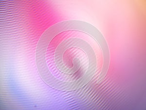 Abstract background with staggered, refracted, mottled pink light layers and vortex lighting effects