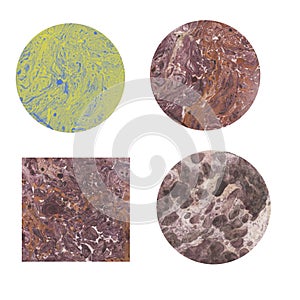 Abstract background stone texture oil painting planet surface space