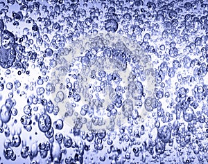 Abstract background with super agglomeration of bubbles