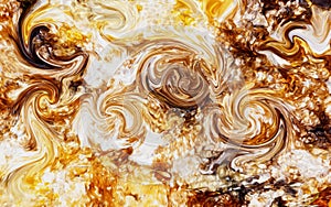 Abstract background with swirling movements in elemental structure.