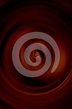 Abstract background of swirling sphere red and black colors