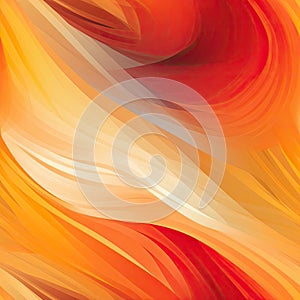 Abstract background with swirly patterns in red and orange (tiled)