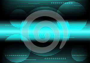 Abstract Background Tech and innovation glow circle