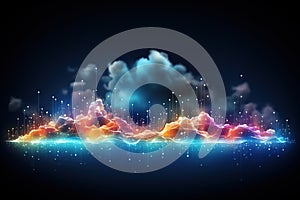 Abstract Background Technology, cloud networking, generative ai.
