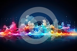 Abstract Background Technology, cloud networking, generative ai.