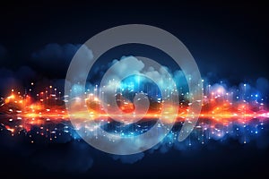 Abstract Background Technology, cloud networking, generative ai.