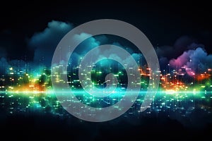 Abstract Background Technology, cloud networking, generative ai.
