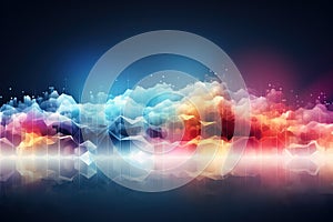 Abstract Background Technology, cloud networking, generative ai.