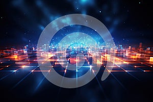 Abstract Background Technology, cloud networking, generative ai.