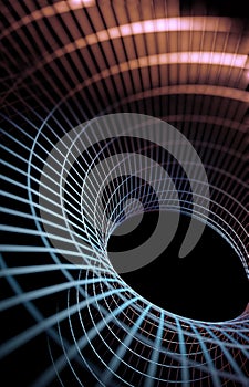 Abstract background of technology, science and cloud computer