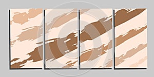 Abstract background template connected with four frames,