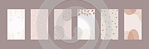 Abstract background templates. Vector art.