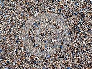 Abstract background texture, Colorful sea stones, top view