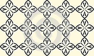 Abstract background texture in geometric ornamental style. Geometric seamless pattern