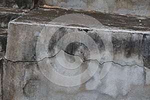 Abstract background texture old and cracked cement wall image for background.