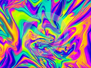 Abstract background texture of rainbow colors. Soap bubble, background wallpaper, Ai Generative