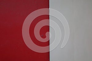 Abstract background texture wall 2 colors red and white color image for background.