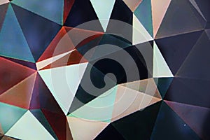 Background with  triangle shapes and textures
