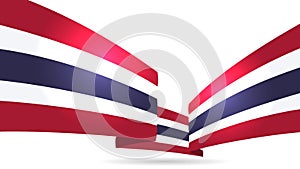 Abstract background Thai flag