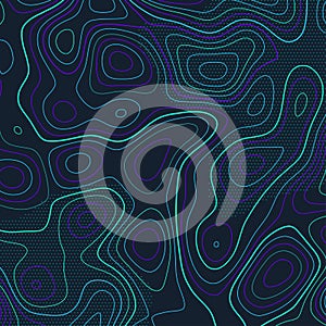 Abstract background with topography map design