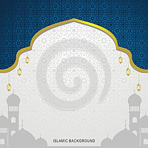 Abstract Background with Traditional Arabic Ornament. Islamic Background